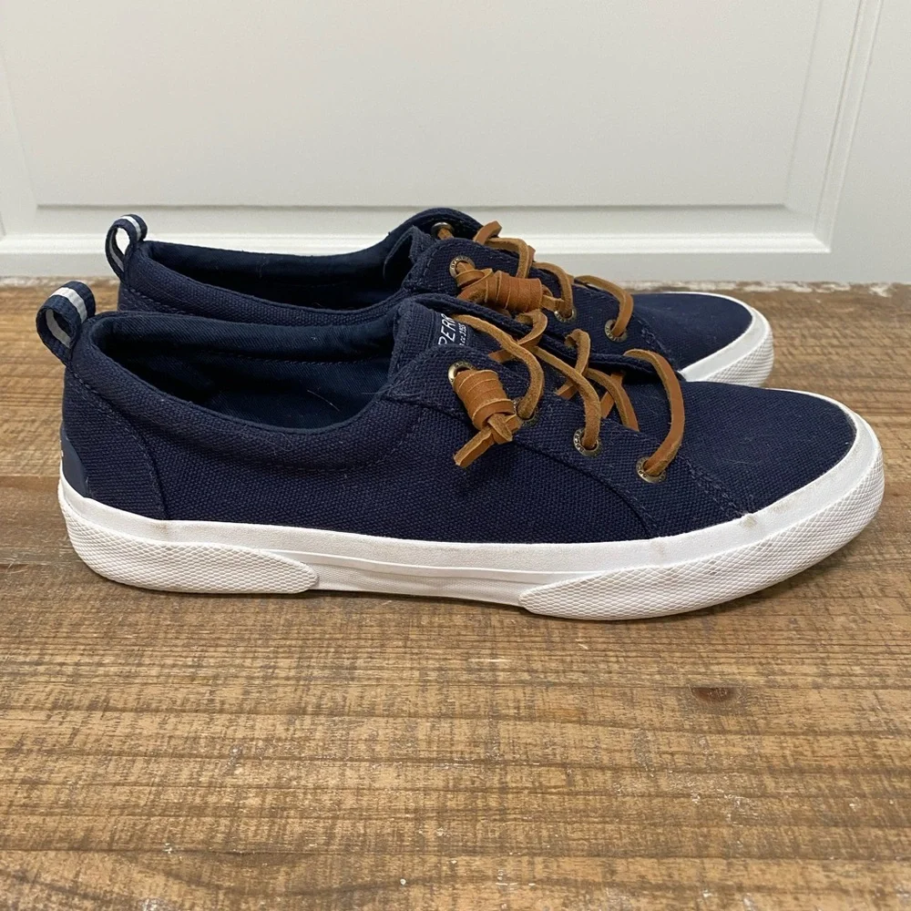 Super cute like new slip on Sperry tennis shoes size 6.5 w/ memory foam insoles. - Picture 3 of 3